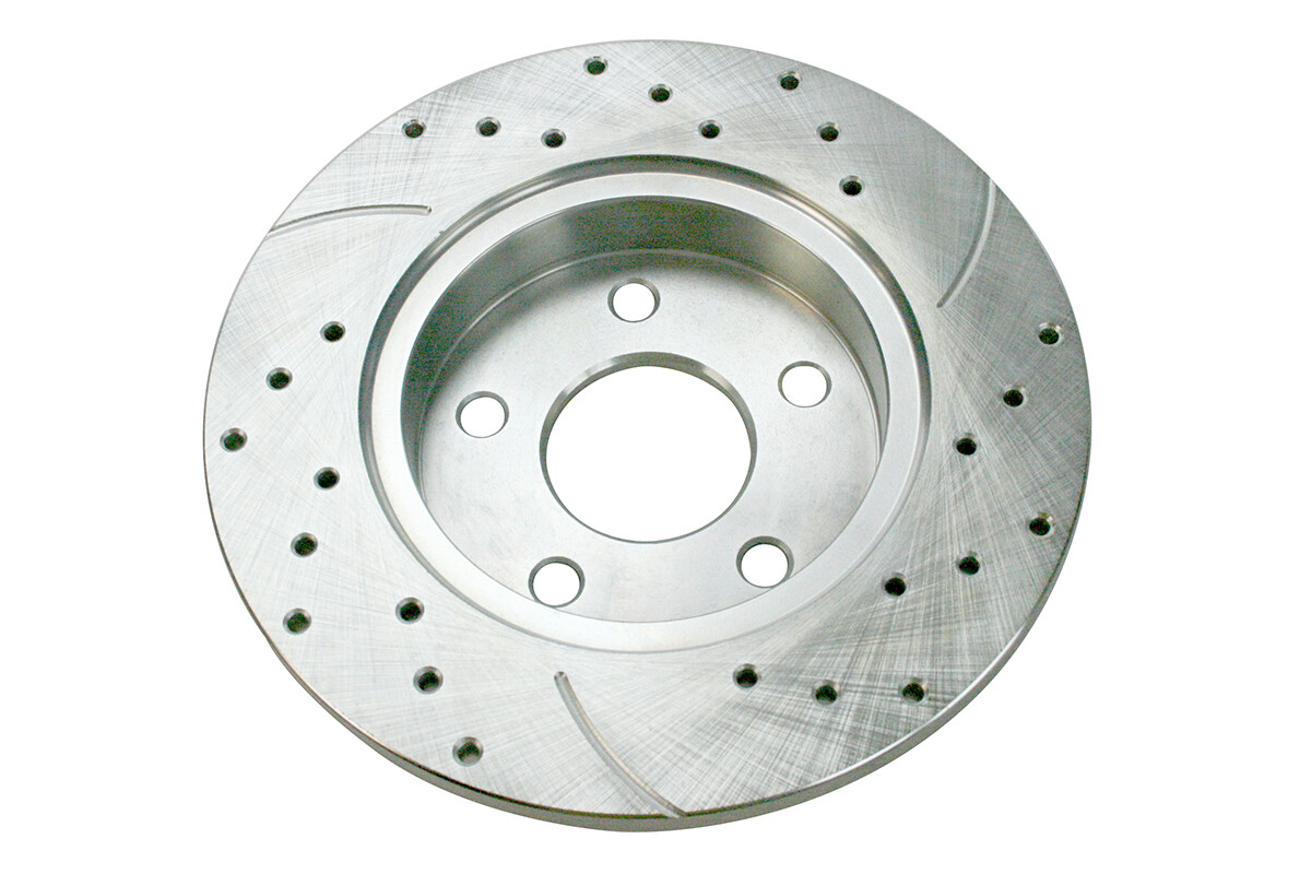 Front and Rear Drilled Brake Rotors & Pads for Pontiac G6 20042012
