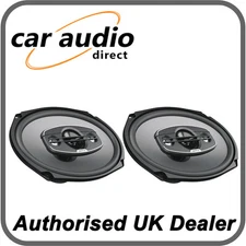 Hertz UNO X690 4-way 6"x9" Car Audio 4Ω Coaxial Speakers Door Rear Shelf 340W 