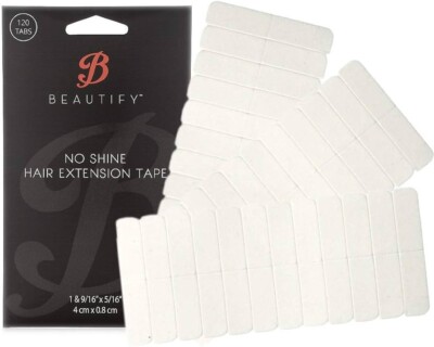 Walker No-Shine  Haarverlängerung Schussband Tabs (4-6 Wochen Haltezeit)