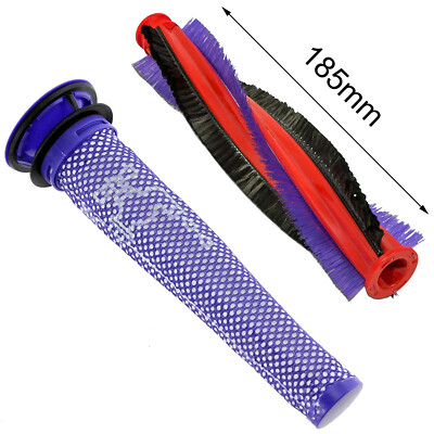 Bürstenüberrollbügel + Filter Vormotor waschbar für DYSON V6 SV03 Flexi DC62 Staubsauger