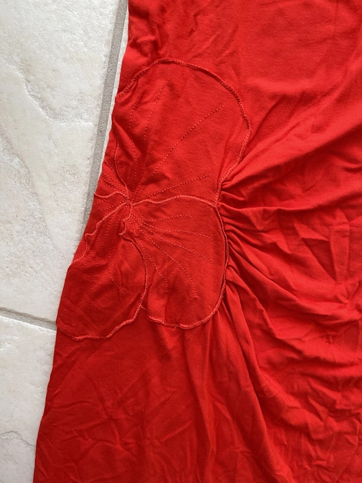 VALENTINO COOL DAY SOMA BEAUTIFUL VALENTINE HOLIDAY PARTY RED TUNIC DRESS M NWT