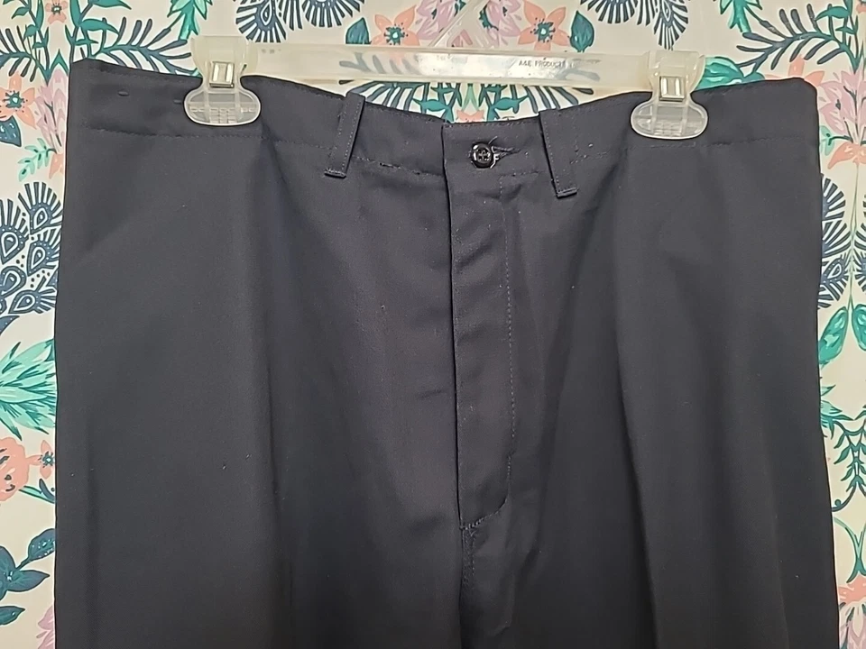 Calças de trabalho femininas postais universais - Tamanho 26, azul escuro - Imagem 3 de 4