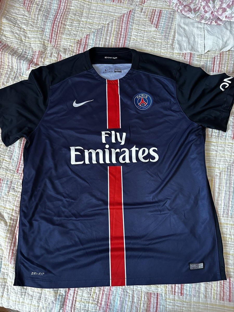 NIKE PARIS SAINT-GERMAIN 2015-16 HOME FOOTBALL PSG JERSEY
