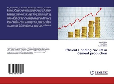 Efficient Grinding circuits in Cement production Muchiri Githiria