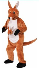 Jumpin Jenny The Kangaroo Plush Mascot Costume standard Size
