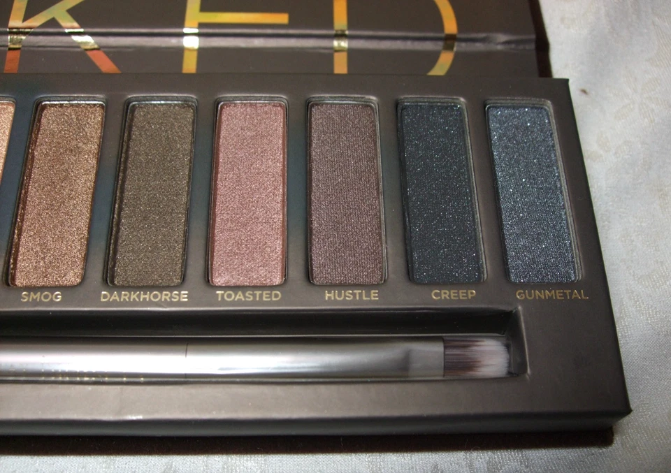 URBAN DECAY NAKED ORIGINAL EYESHADOW 12 SHADE PALETTE DUO BRUSH RARE NEW IN BOX - Image 3 of 4