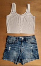H&M Shorts Jeans Damen Mädchen Gr.36 plus Top