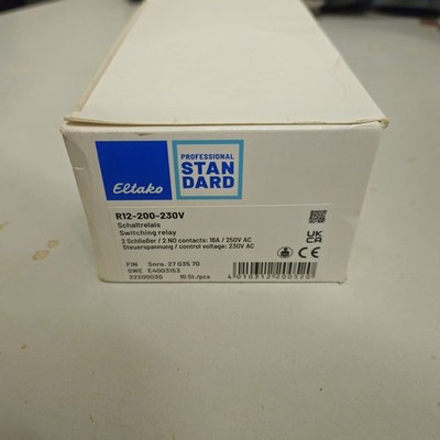 10Stk. NEU Eltako R12-200 230V Relais OVP