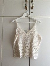 Monki Häkeltop Gr. M 38weiß, schön!