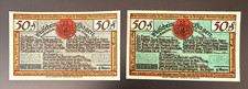 Notgeld - 1921- Hagen im Brem / Niedersachsen - 2x 50 Pfg