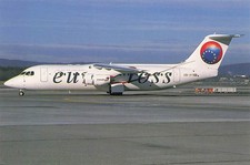 alte AK Crossair Eurocross HB-IYY Avro RJ100 ...