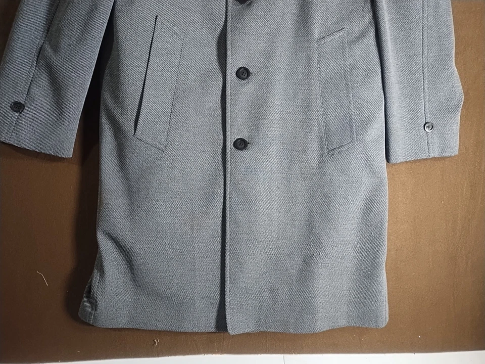 Abrigo London Fog para mujer grande gris regular con forro extraíble talla  Foto 2 de 4