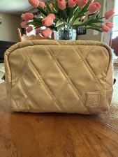IHKWIP Quilted Cosmetic Case-Champagne A673886 NEW