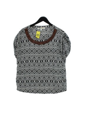 Clements Ribeiro Women's Top L Black 100% Polyester Basic
