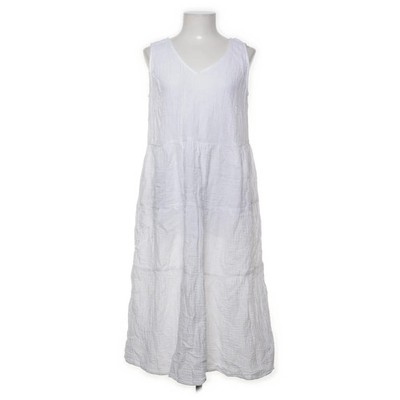 Bodyflirt, Maxikleid, Größe: 40, Weiß, Baumwolle, Streifen, Damen #iiu
