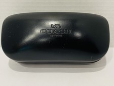 Coach Authentic Sunglasses Eyeglasses Black Hard Clamshell Case Coach New York