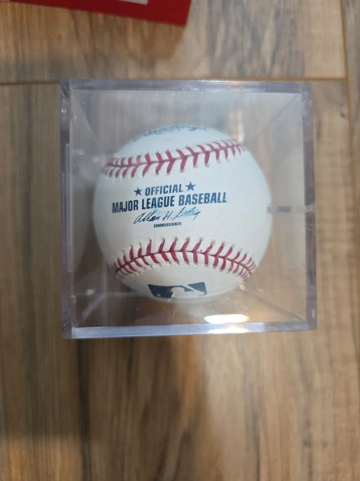 Balón oficial firmado por Conor Jackson Diamondbacks MT00739468 autenticado Foto 2 de 4