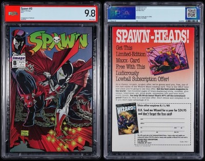 Spawn #8 1993 Image Direct 1st Appearance of Vindicator White Pages PSA 9.8