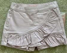 NWT Girls Pink Front Ruffle Skort Elastic Waist Sz 6