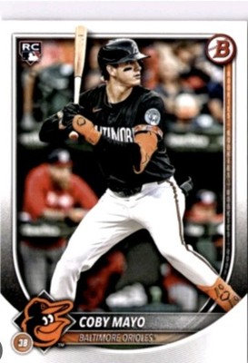 2025 Bowman Baseball - Coby Mayo #37 (RC) - Paper Rookie Card