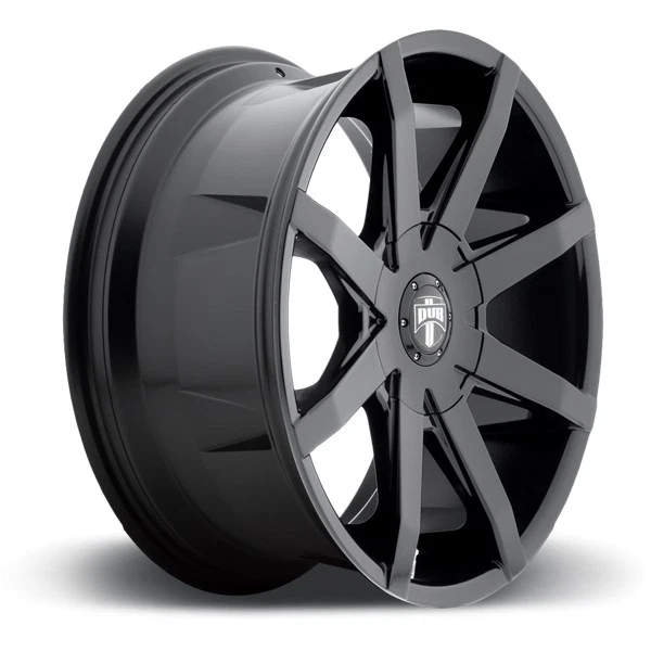 (Set-4) Dub S110 Push 20x8.5 5x108/5x4.5" +45mm Gloss Black Wheels Rims 20" Inch Foto 4 de 4