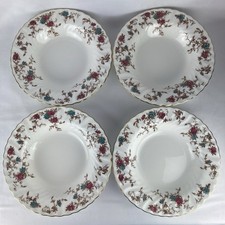 Set Of 4 Minton Ancestral S-376 Rimmed Soup B...