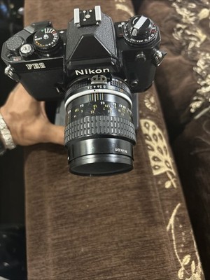 Nikon FE2 35mm SLR Film Camera Body Black