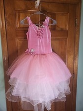 Weissman Flower Petal 3 Tier Tutu Ballet Costume- Sz. LC  Large Child Stl 13510