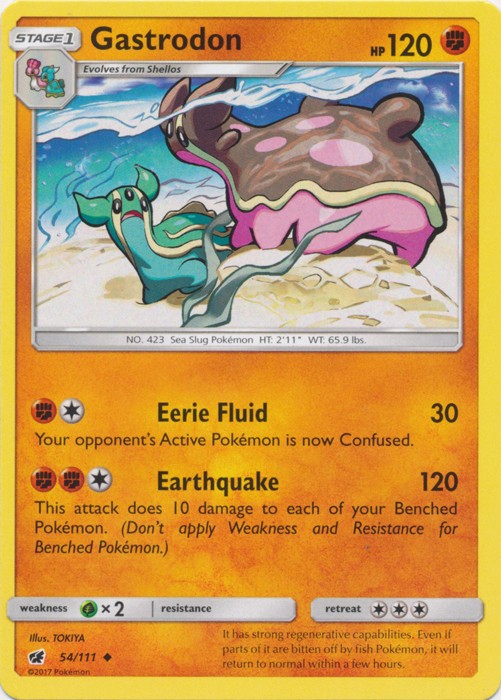Gastrodon - 54/111 - Uncommon - Lightly Played