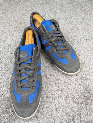 Hugo Boss Akeen Herren Schuhe Uk Größe 7 Dunkelblau Turnschuhe Sneaker AL193228