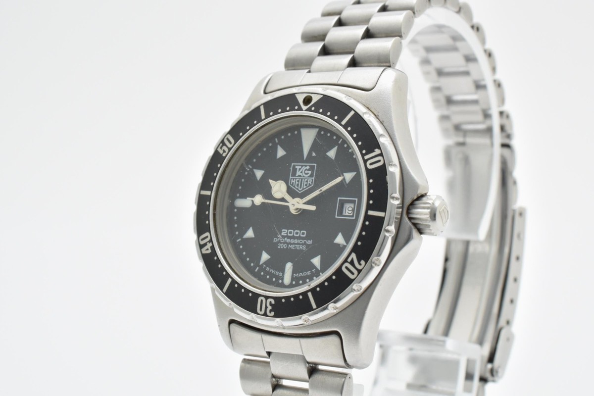 TAG Heuer 2000 Men's Black Watch - 973.015 for sale online | eBay