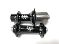WHITE INDUSTRIES T11 Road Hub Set 28h Black 100/130mm Shimano 11s Titan Freehub