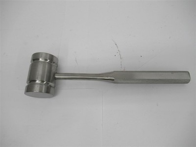2 Lb Stainless Steel Mallet Hammer , 10-3/8'' OAL