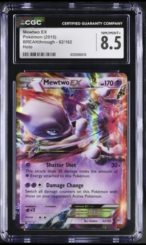 Mewtwo-EX graded CGC 8.5 for sale on eBay
