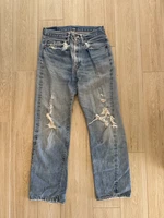VINTAGE 60s LEVIS 502 0117 Big E Selvedge Single Stitch V Talon Zipper Rare 501s