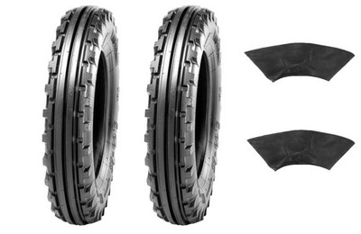 2x Traktorreifen 5.50-16 6PR BKT TF-8181 AS-Front Reifen mit 2x Schlauch TR15