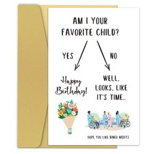 Funny Birthday Card for Mom, Humor Nursing Home Birthday Card from Daughter S...