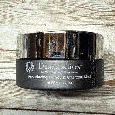 Dermalactives Resurfacing Mask Honey Charcoal Purifying Face Neck 50ml 1.70oz