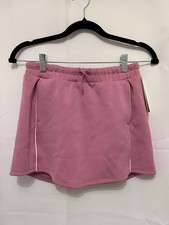 All in Motion Girls Airy Sleek Piped Skort L 10/12 Rose Pink Athletic NWT