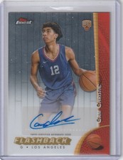 CAM CHRISTIE 2024-25 TOPPS FINEST BASKETBALL FLASHBACK ROOKIE AUTO !