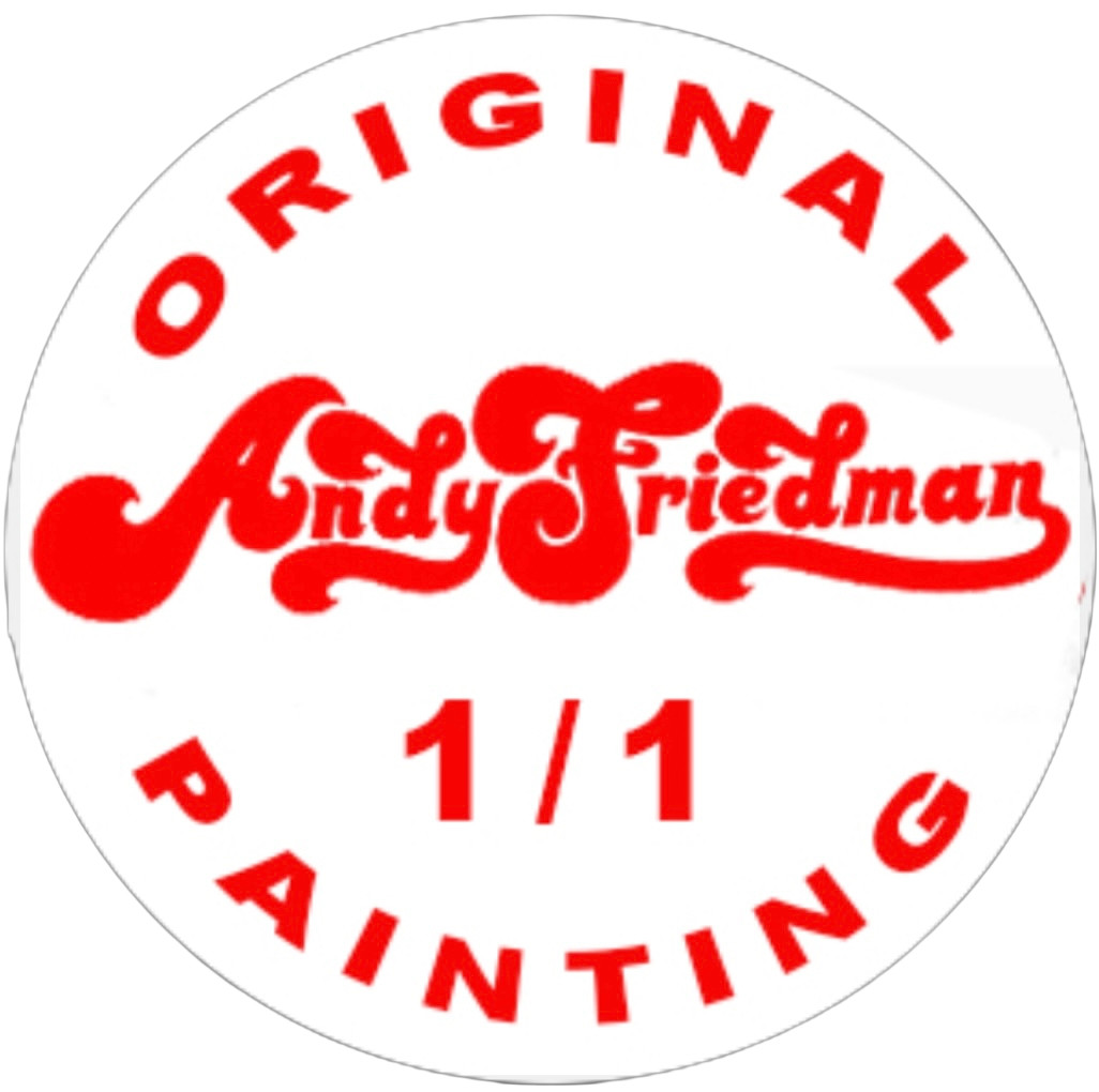 Topps Spotlight Gavin Sheets Original Watercolor Painting 1/1 Andy Friedman Auto view 3