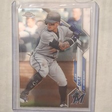 Topps Chrome 2020 Isan Diaz Rookie RC #170 Miami Marlins Baseball