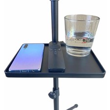 Mic Stand Tray, Soporte Microfono, Tripod Clamp Shelf for Music Sheet, Stream...