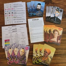 Coup Board Game Bluffing Deduction Strategy Cards Indie Boards Replacement Parts