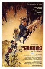 The Goonies Cast Autographed 12x18 Poster Photo Corey Feldman Jeff Cohen ACOA