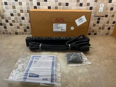 APC AP9564 1U Basic PDU 120V 20A L5-20P 10-Outlet Rack-Mount