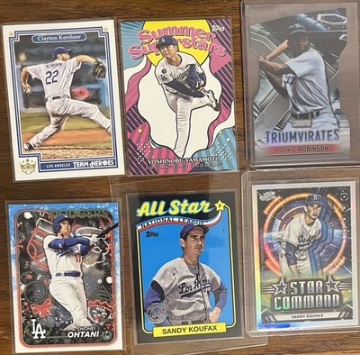 Dodgers 18 Card Lot Koufax /299 Black Featured