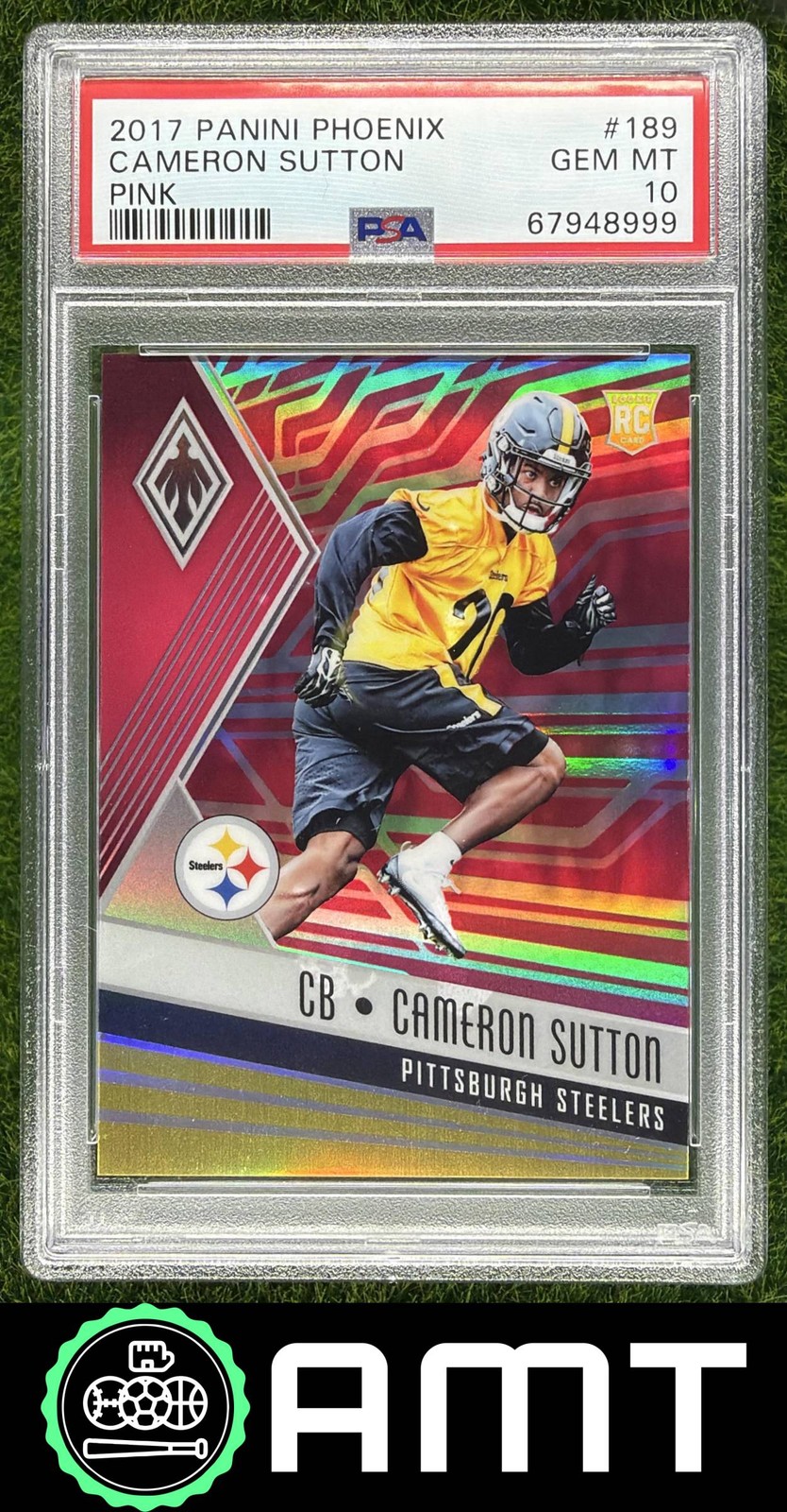 Cameron Sutton Panini Phoenix #189 Pink