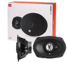 Pair JBL STAGE1 9631 300 Watt 6" x 9" 3-Way Car Upgrade Speakers With Grilles
