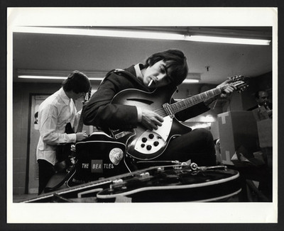 BEATLES GEORGE HARRISON 1960's Original Kodak 1970's News Photo 8 x 10 Type II